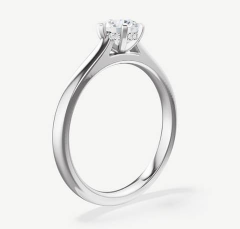 Platinum Solitaire Engagement Ring
