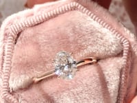 Scottsdale Solitaire Engagement Ring with a Double Four Prong Head (Style 103173)