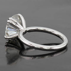Scottsdale Solitaire Engagement Ring with a Double Four Prong Head