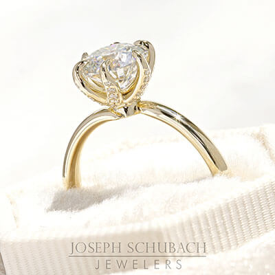 Rose petal diamond ring Clearance
