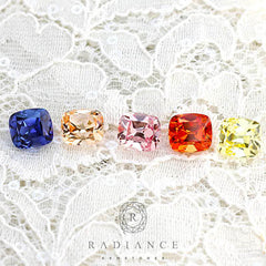 Style 103396: The Victoria Engagement Ring with Radiance® Antique Oval Lab Grown Sapphire and Lab Diamonds