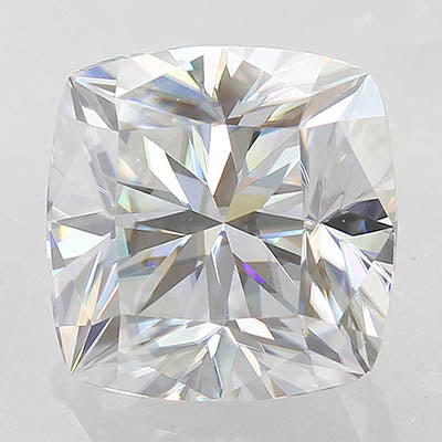 Radiance® Premium Hearts and Arrows Square Cushion Shape Moissanite