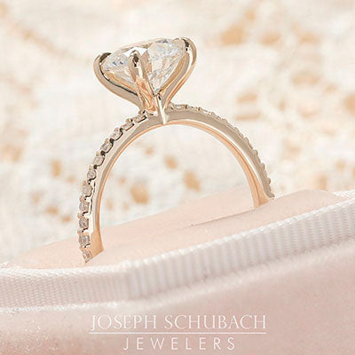 The Adeline Delicate Solitaire Engagement Ring