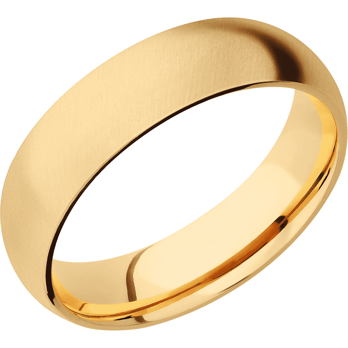 14K Yellow Gold + Anglesatin Finish