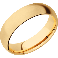 14K Yellow Gold + Anglesatin Finish