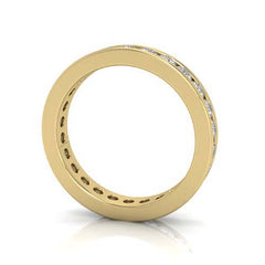Style 10023: Channel Set Round Brilliant Diamond Anniversary Band