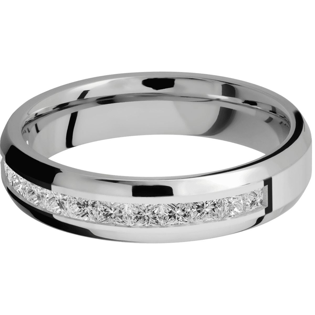 14K White Gold + Polish , Polish Finish