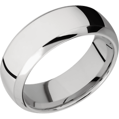 14K White Gold + Polish , Polish Finish