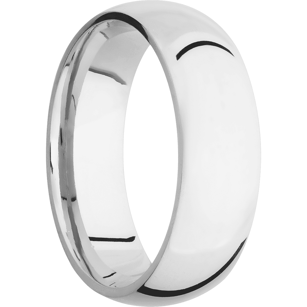 14K White Gold + Polish Finish