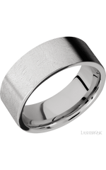 8 mm wide Flat Cobalt Chrome band.