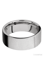 8 mm wide Flat Cobalt Chrome band.