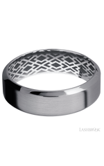 7 mm wide High Bevel Tantalum band.