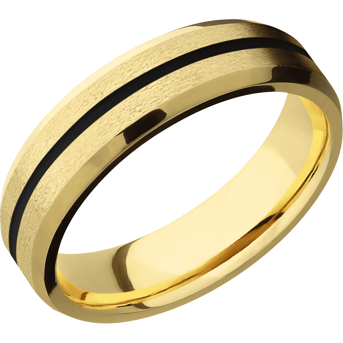 10K Yellow Gold + Stone , Polish Finish