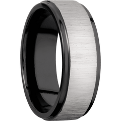 Zirconium + Crosssatinsilver , Polish Finish