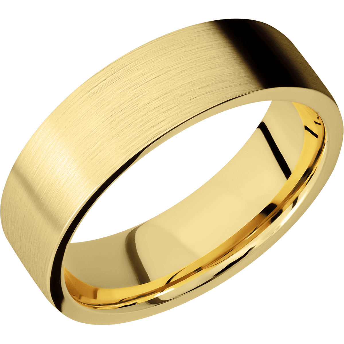 22K Yellow Gold + Satin Finish