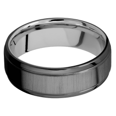 Zirconium + Crosssatinblack , Polish Finish + Titanium