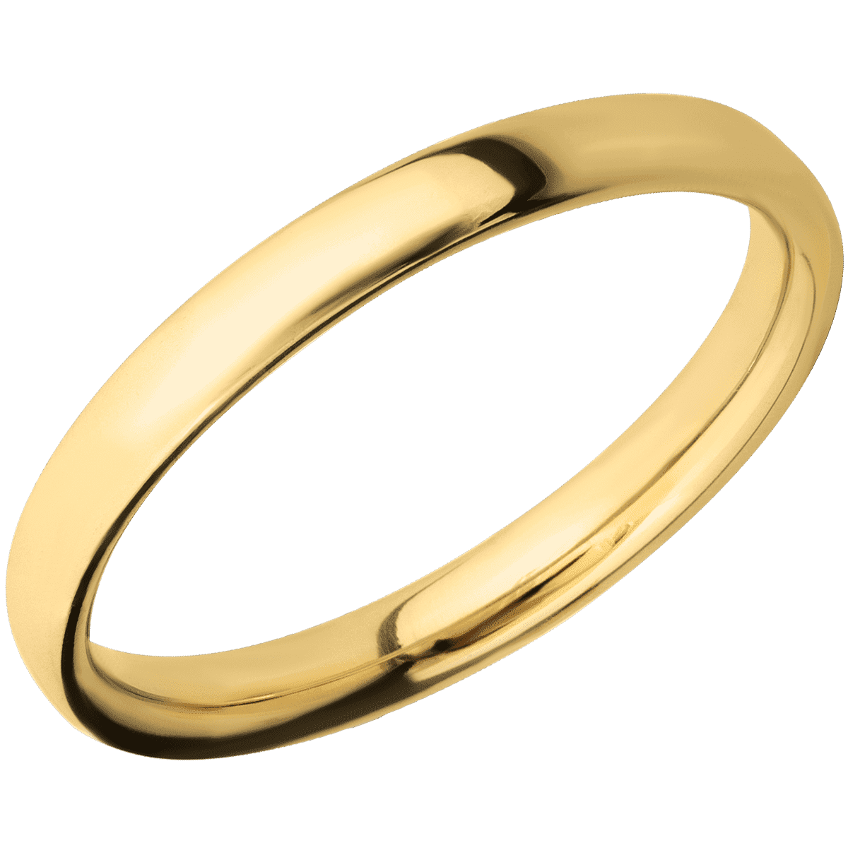 14K Yellow Gold with Polish Finish