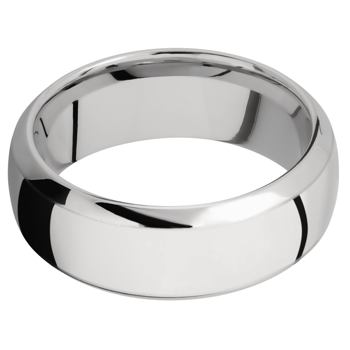 14K White Gold + Polish , Polish Finish