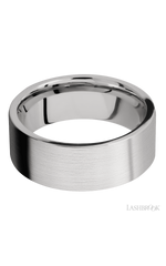 8 mm wide Flat Cobalt Chrome band.