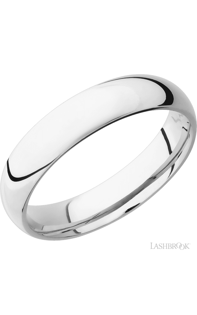5 mm wide Domed Cobalt Chrome band.
