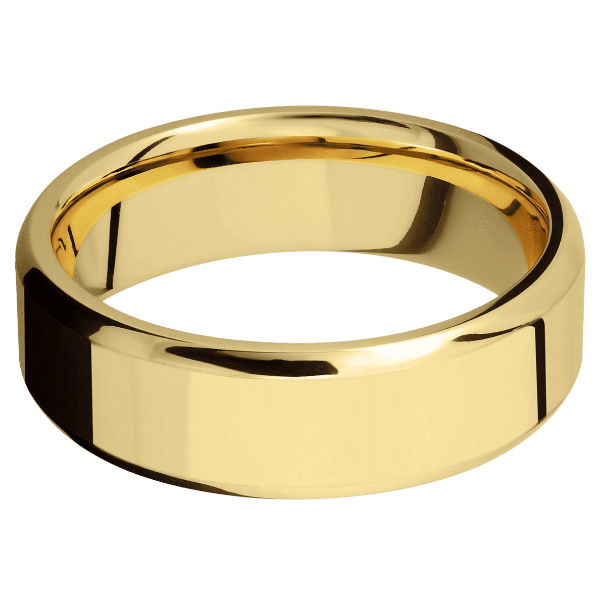 14K Yellow Gold + Polish , Polish Finish