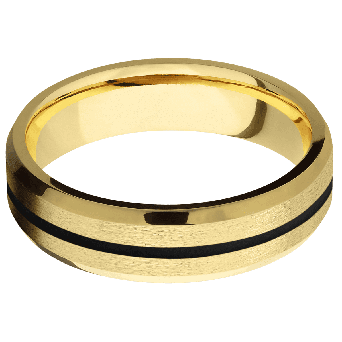 10K Yellow Gold + Stone , Polish Finish