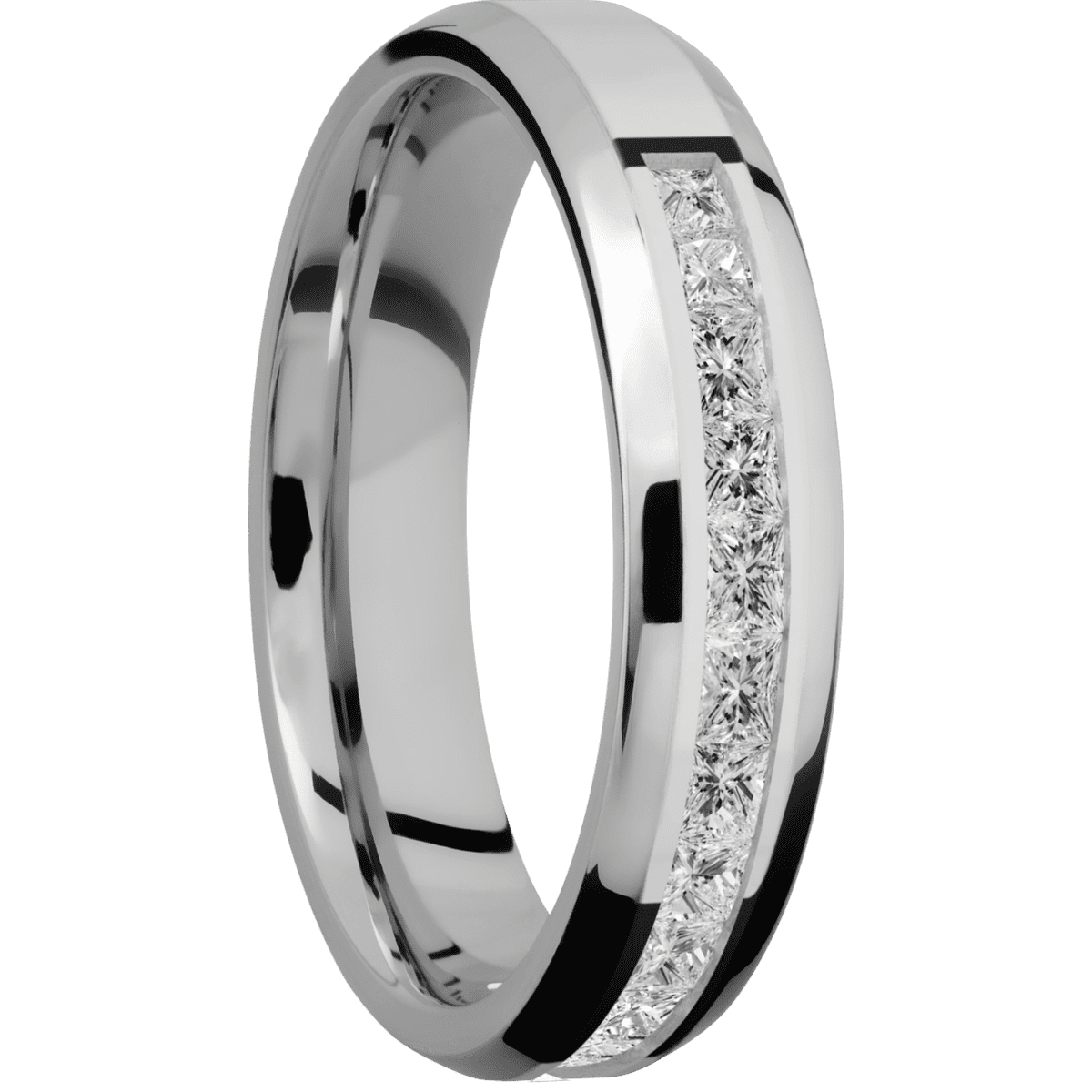 14K White Gold + Polish , Polish Finish