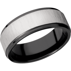 Zirconium + Crosssatinsilver , Polish Finish