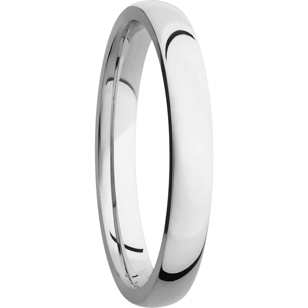 18K White Gold + Polish Finish