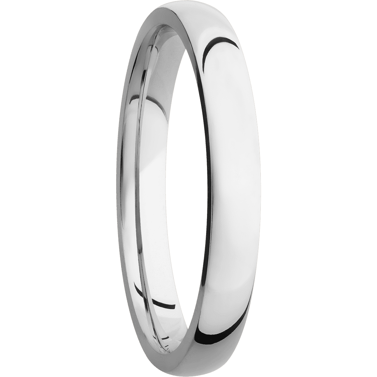 18K White Gold + Polish Finish