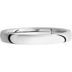 18K White Gold + Polish Finish