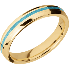 10K Yellow Gold + Polish , Polish Finish