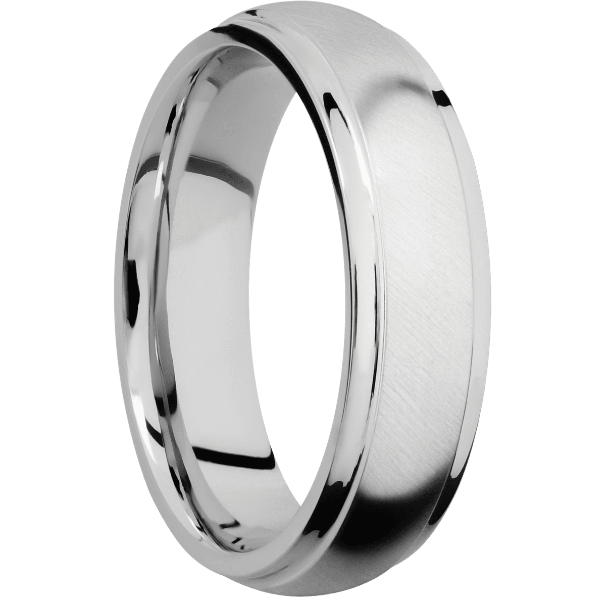 14K White Gold + Anglesatin , Polish Finish