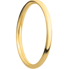 18K Yellow Gold + Polish Finish
