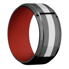 Zirconium + Polish , Polish Finish + Red Apple