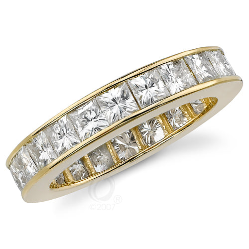 Style 9433: Channel Set Princess Cut Diamond Anniversary Band