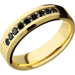 14K Yellow Gold with Polish , Polish Finish