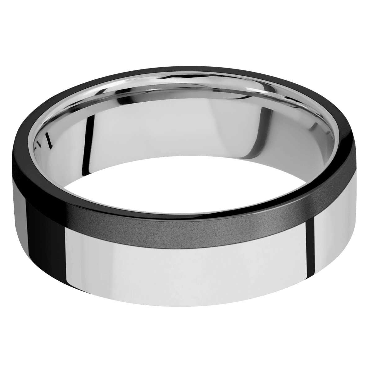 Palladium Silver + Polish Finish
