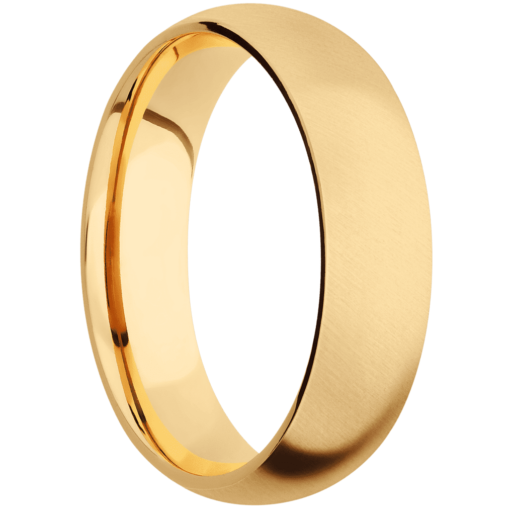 14K Yellow Gold + Anglesatin Finish