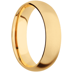 14K Yellow Gold + Anglesatin Finish