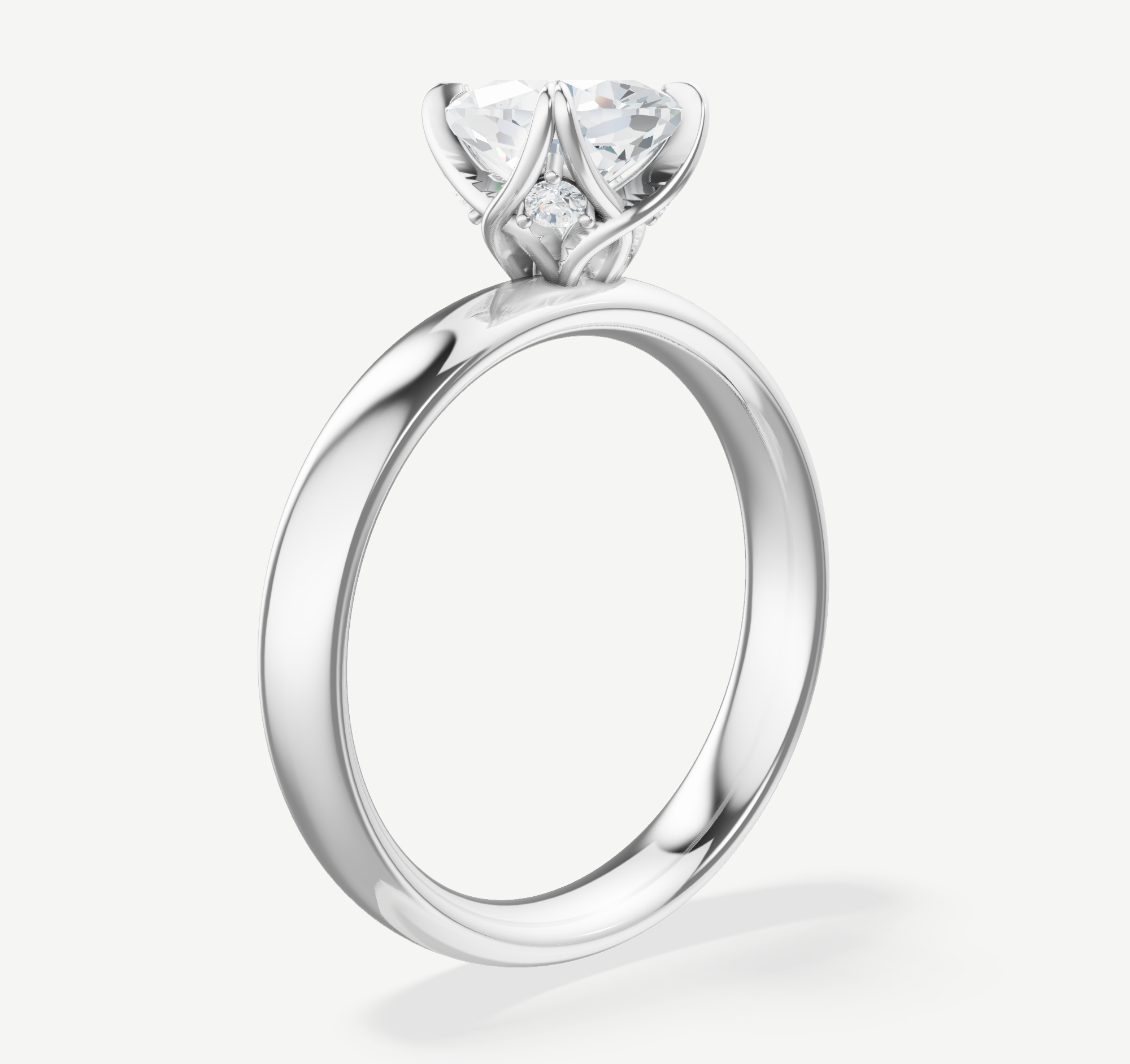 style-104694:-cathedral-crown-accented-head-and-rounded-comfort-fit-shank-engagement-ring-with-lab-grown-diamonds