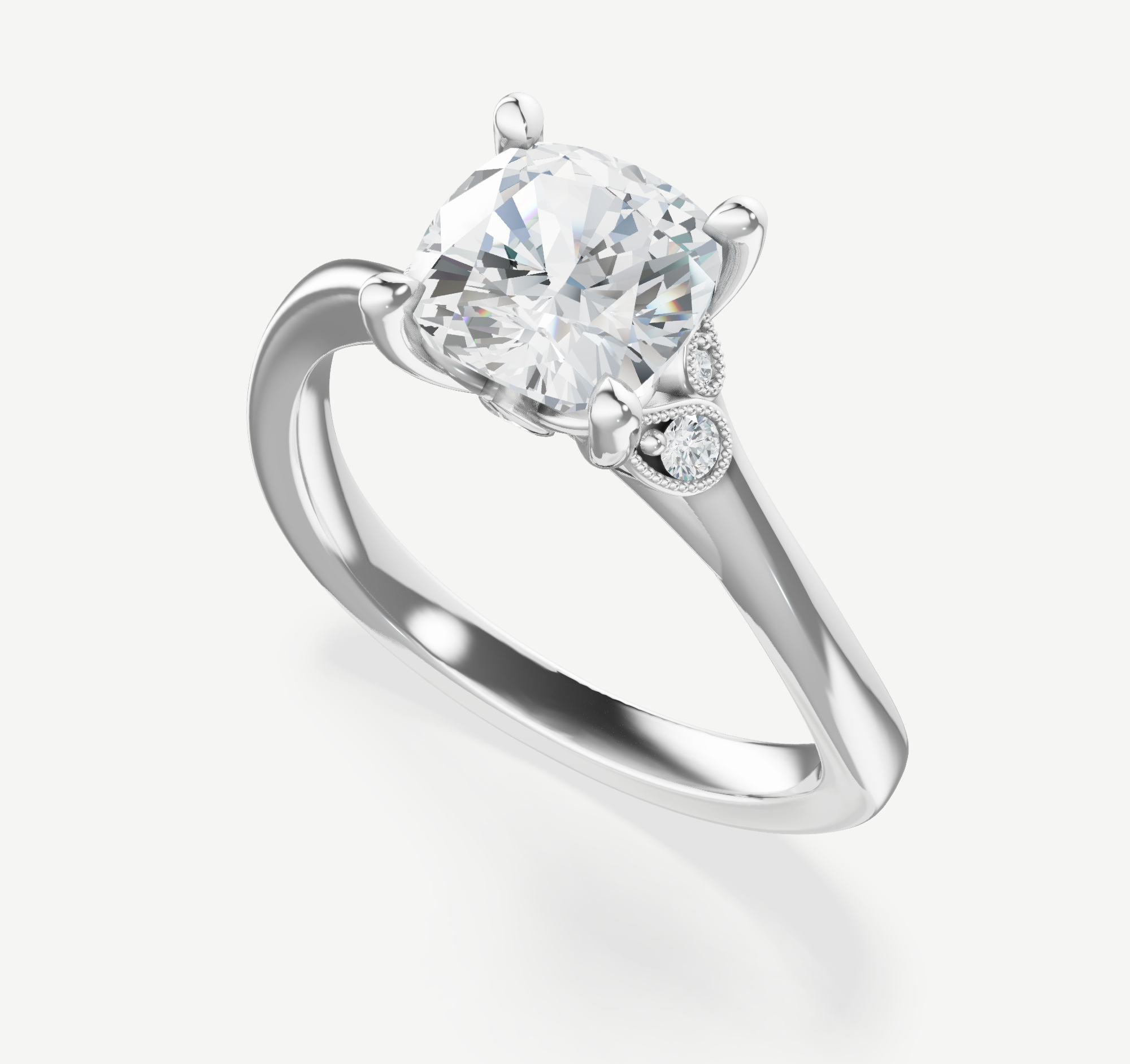 style-104685:-split-band-leaf-accent-head-and-curved-band-with-petals-shank-engagement-ring-with-lab-grown-diamonds