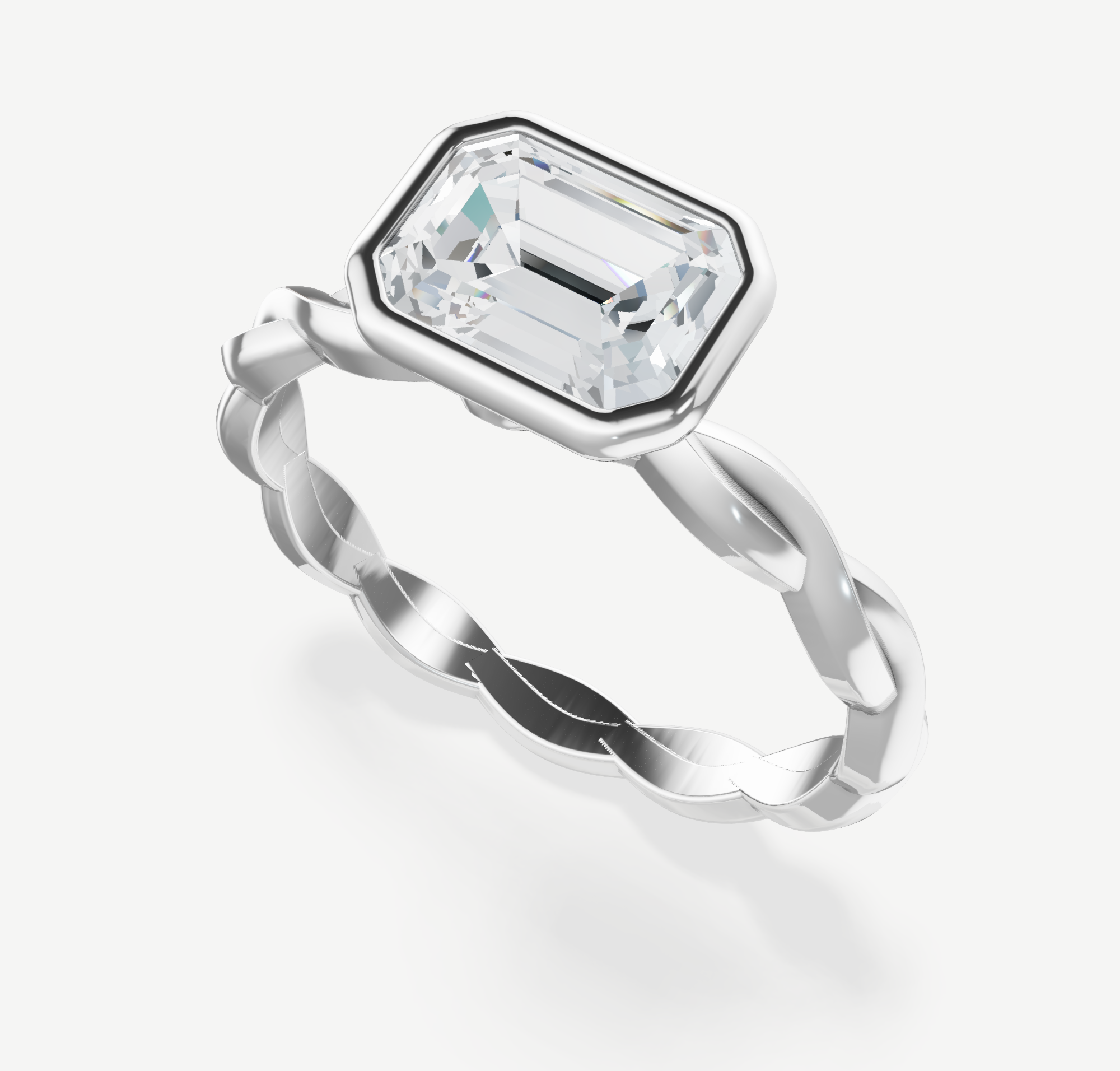 style-104689:-horizontal-petal-bezel-head-and-knife-edge-twist-shank-engagement-ring