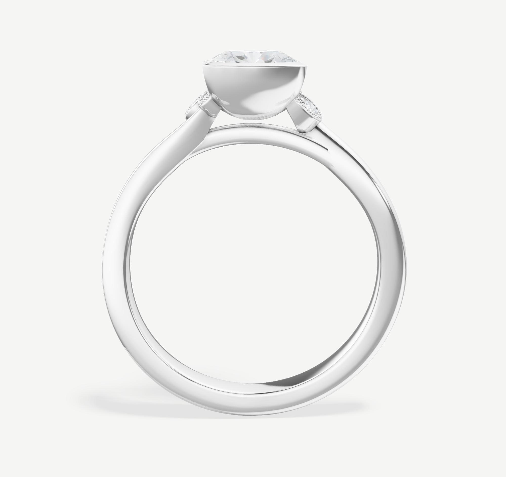 style-104684:-half-bezel-head-and-curved-band-with-petals-shank-engagement-ring-with-lab-grown-diamonds