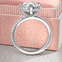 Style 104675: 6-Prong Duchess Head and Adeline Shank engagement ring with lab grown diamonds
