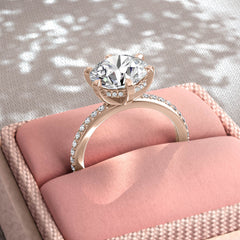 Style 104675: 6-Prong Duchess Head and Adeline Shank engagement ring with lab grown diamonds