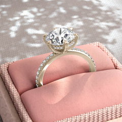 Style 104675: 6-Prong Duchess Head and Adeline Shank engagement ring with lab grown diamonds