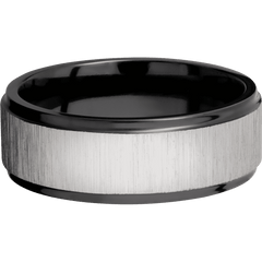 Zirconium + Crosssatinsilver , Polish Finish