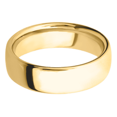 18K Yellow Gold + Polish Finish