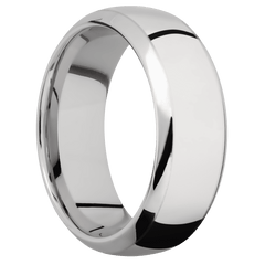 14K White Gold + Polish , Polish Finish